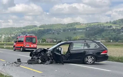 Bürglen TG – Bei Verkehrsunfall verletzt
