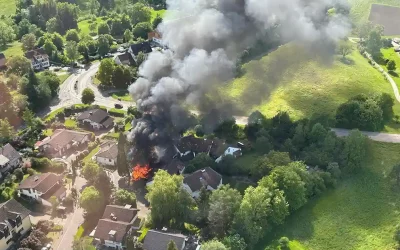 Grüningen ZH – Grosser Sachschaden bei Brand