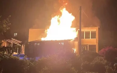 Münchwilen AG – Schopf stand in Vollbrand