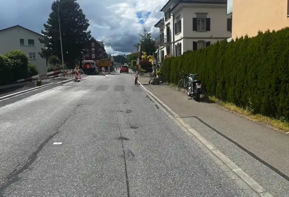 Eschenbach SG – Selbstunfall mit Motorrad