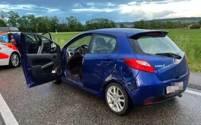 Solothurn SO – Selzach: Autolenker nach gefährlichen Fahrmanövern und Verkehrsunfall angehalten – niemand verletzt