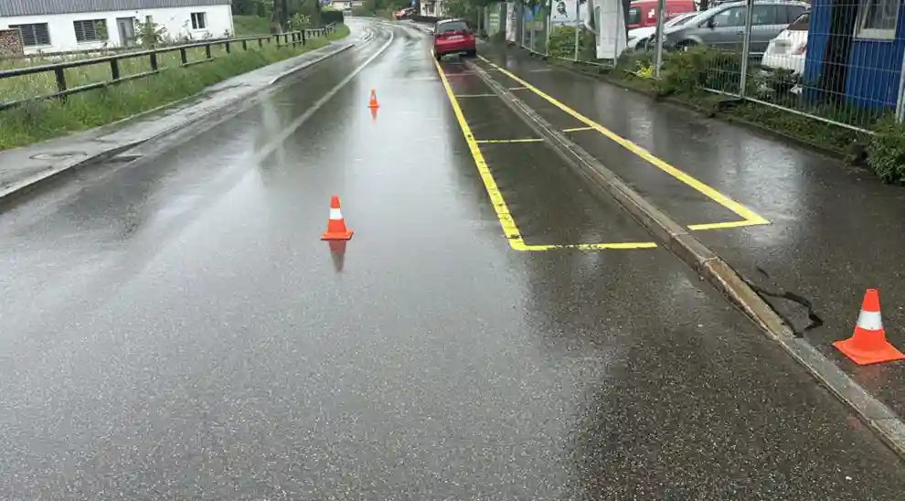 Verkehrsunfall in Speicher AR