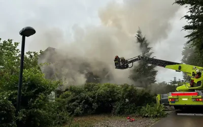 Bertschikon ZH – Grosser Sachschaden bei Brand in Einfamilienhaus