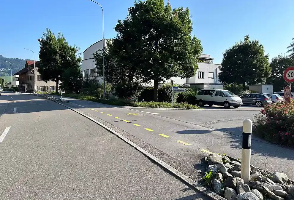 Heerbrugg SG – Unfall zwischen Auto und E-Bike-Fahrer