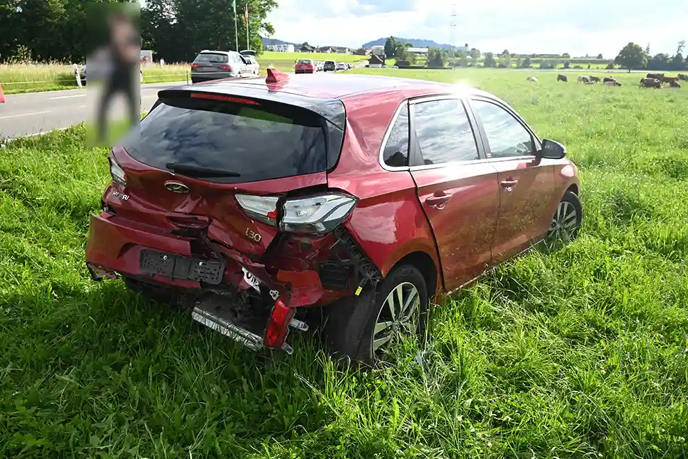 Oberbüren SG – Auffahrkollision