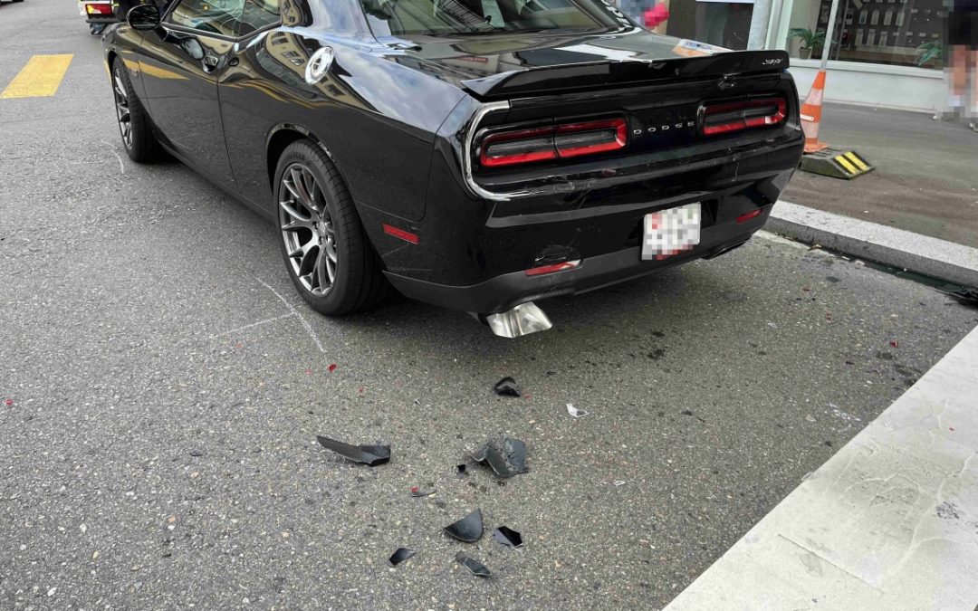 Rorschach SG – Auffahrkollision zwischen Motorradfahrer und Auto