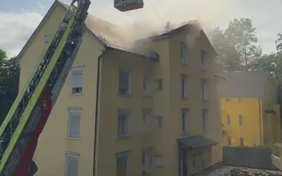 St.Gallen – Brand in Kellerabteil