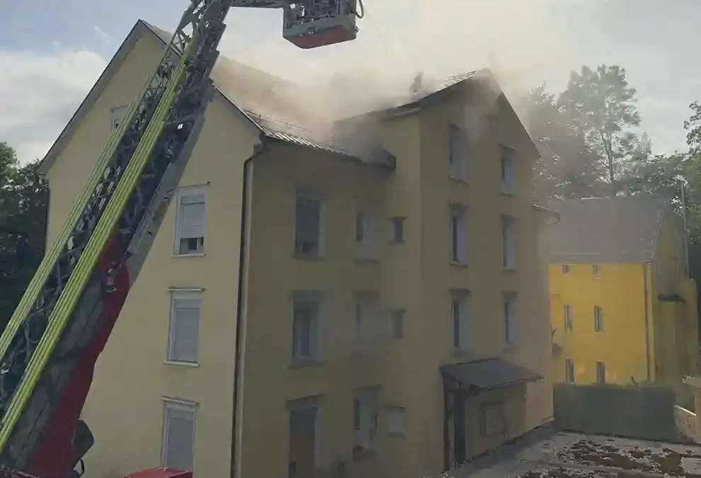 St.Gallen – Brand in Kellerabteil
