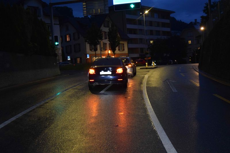 Herisau AR – Auffahrkollision ohne Verletzte