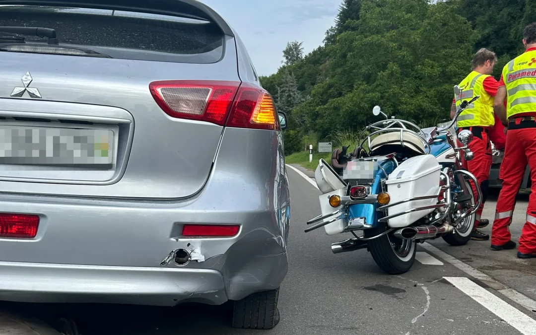 Berlingen TG – Bei Auffahrunfall verletzt