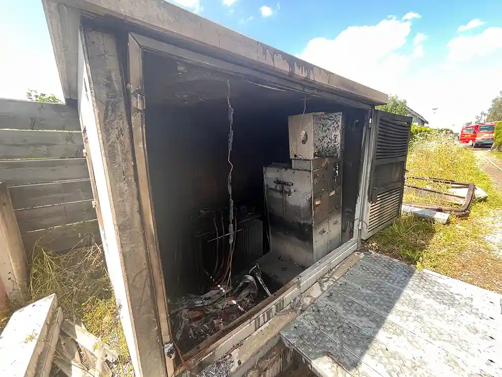 Hefenhofen TG – Stromausfall nach Brand Hefenhofen TG – Stromausfall nach Brand