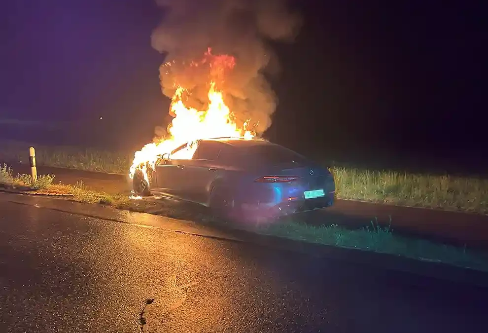 Kreuzlingen TG – Auto ausgebrannt
