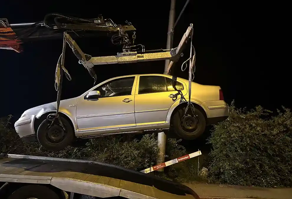St. Gallen – Selbstunfall auf der Fürstenlandstrasse