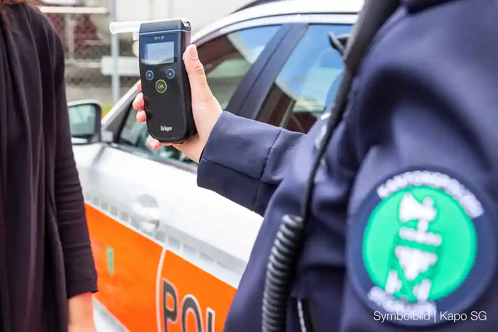 Kanton St.Gallen: Fahrunfähige Verkehrsteilnehmende Kanton St.Gallen: Fahrunfähige Verkehrsteilnehmende