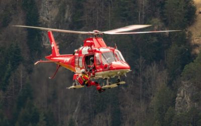 Menzingen ZG – Rettungshelikoptereinsatz nach Selbstunfall