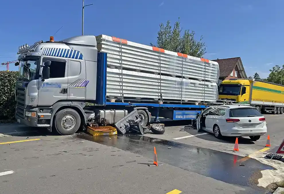 Egnach TG – Nach Kollision Dieselöl ausgelaufen