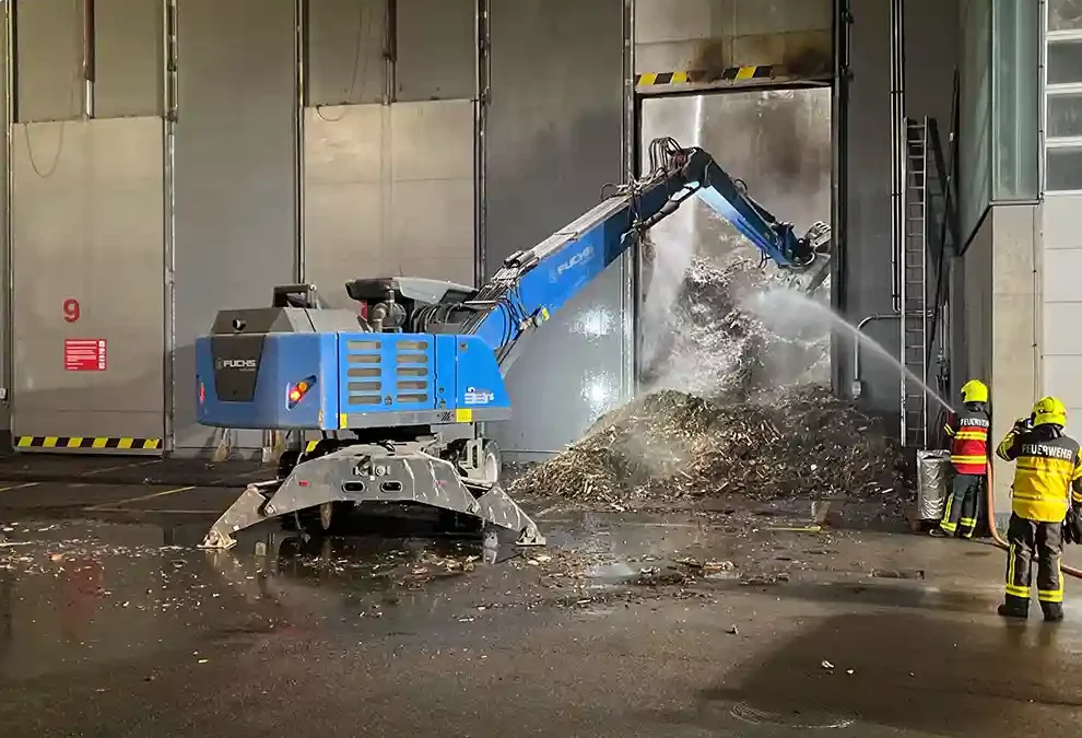 Bazenheid – Brand in Kehrichtverbrennungsanlage