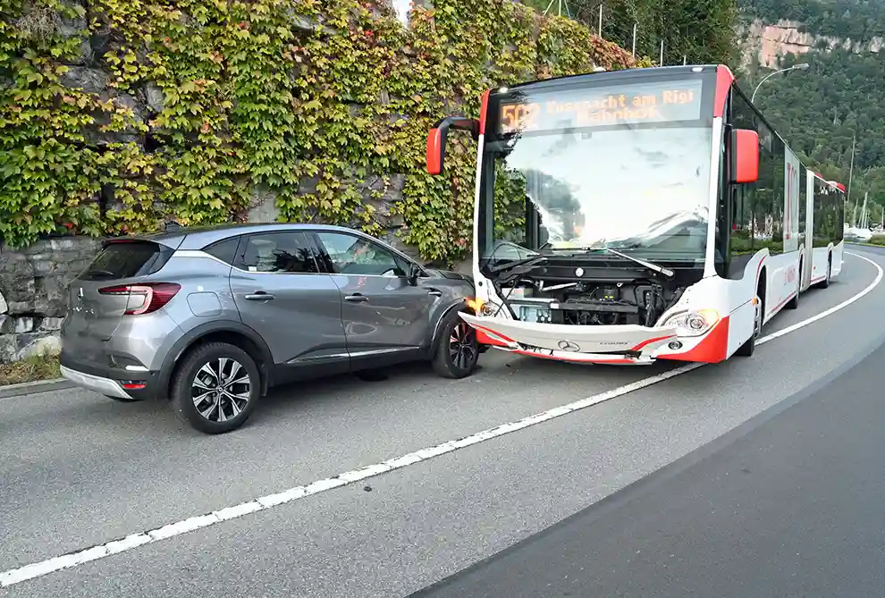 Drei Verkehrsunfälle mit drei verletzen Personen im Kanton Luzern