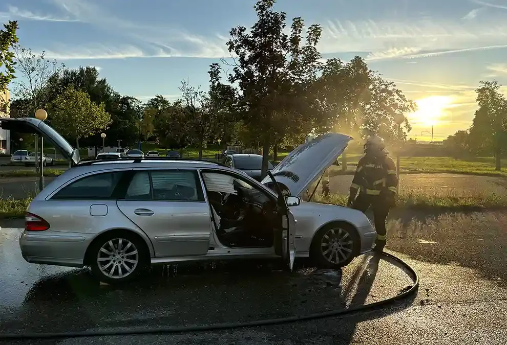 Horn TG – Auto in Brand geraten