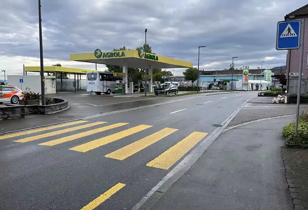 Goldach SG – Unfall zwischen Fussgänger und Auto