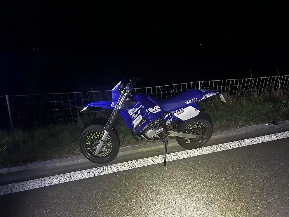 Gossau SG – Selbstunfall mit Motorrad Gossau SG – Selbstunfall mit Motorrad