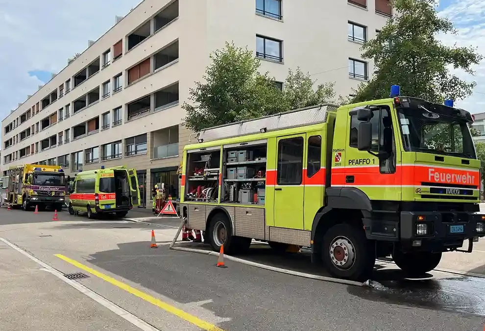 Pfäffikon ZH – Evakuationen nach Austritt von Ammoniak