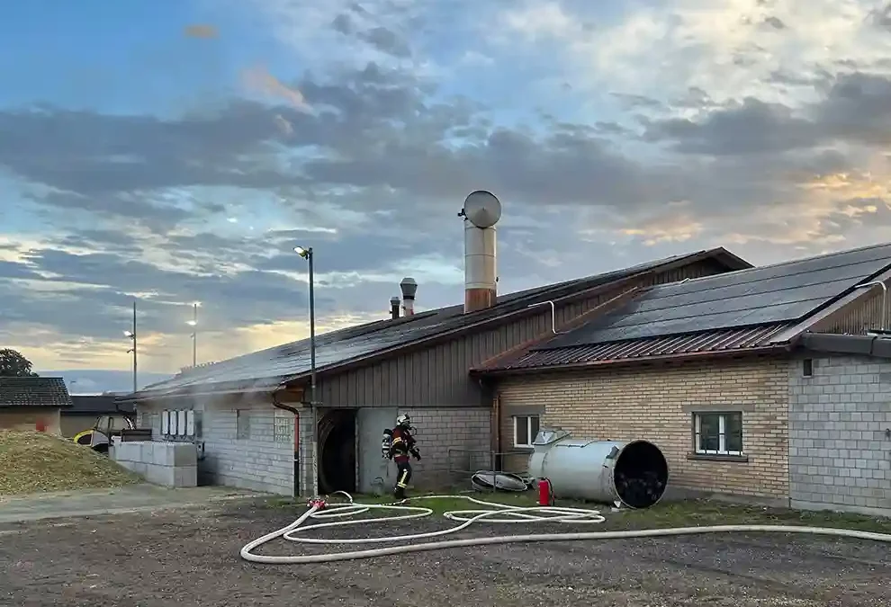 Sirnach TG – Brand in Trocknungsanlage