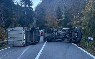 OW – Viehtransporter verunfallt