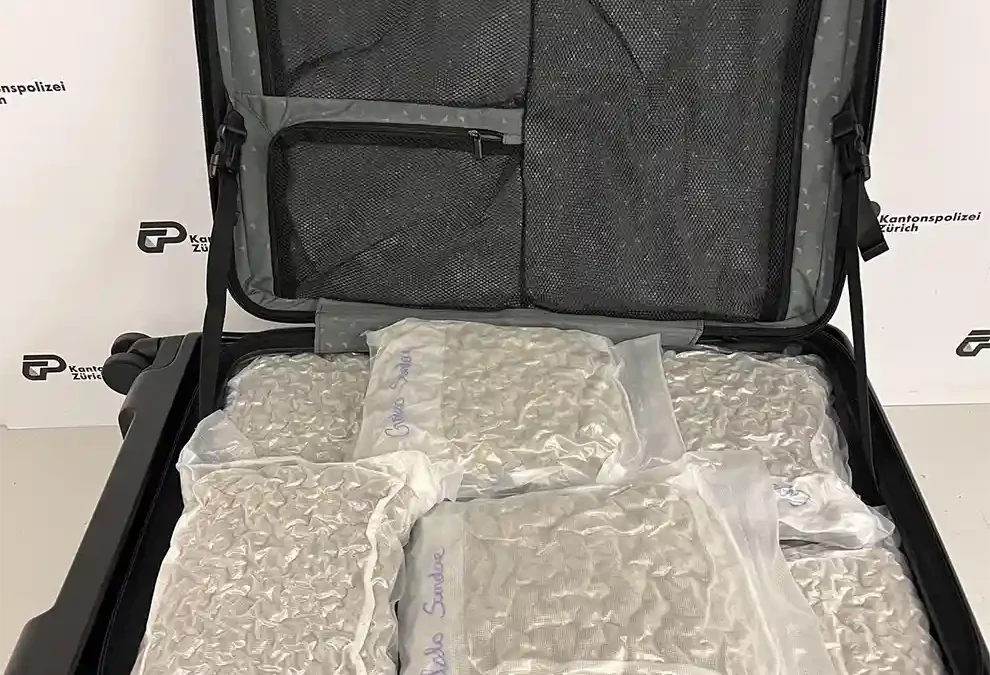 Flughafen Zürich – Drogenkuriere mit mehreren Kilogramm Marihuana und Haschisch verhaftet