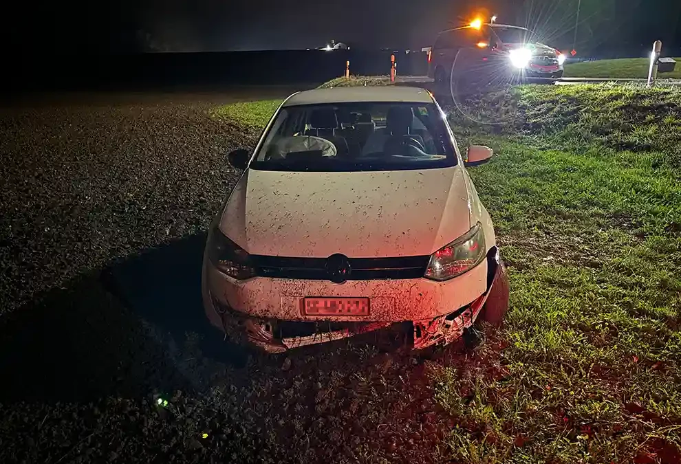 Rickenbach bei Wil TG – Fahrunfähig verunfallt