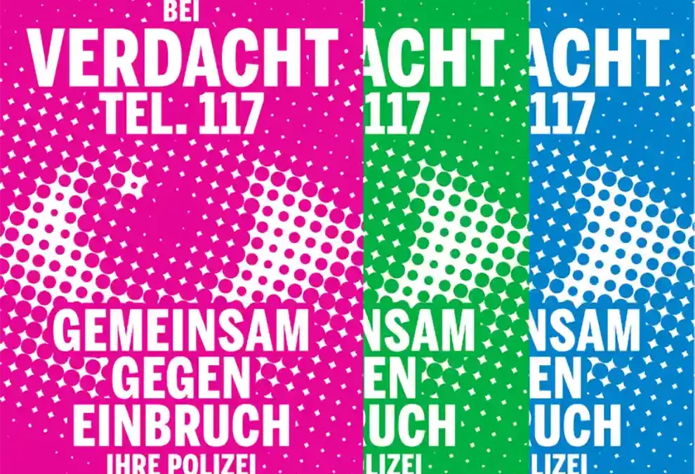 Bei Verdacht Telefon 117 – Gemeinsam gegen Einbruch