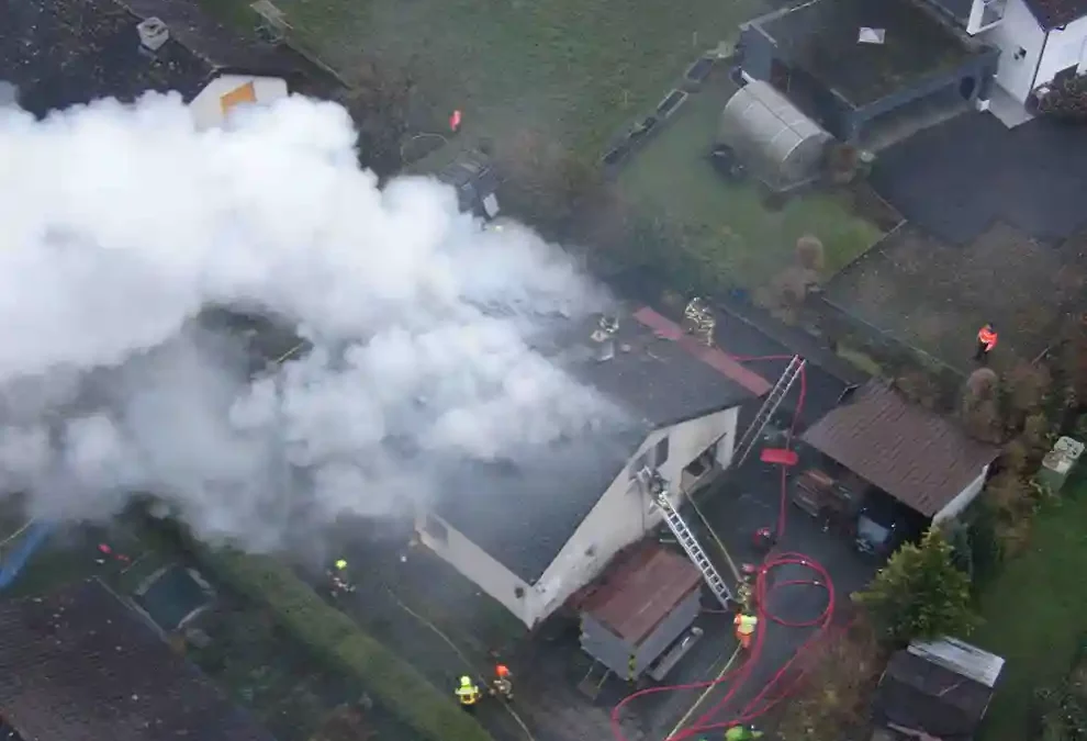 Grabs SG – Brand in Einfamilienhaus