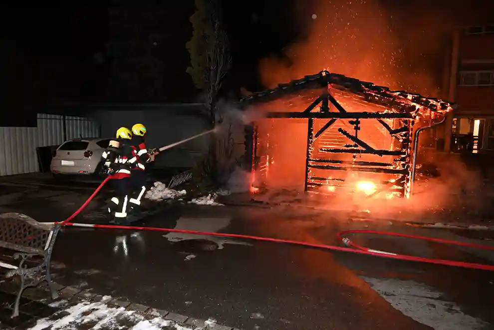 Wangs SG – Brand von Geräteschuppen