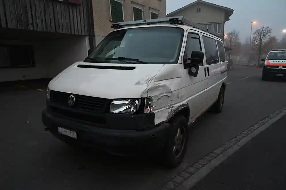 Buchs SG – Fahrunfähig Streifkollision verursacht