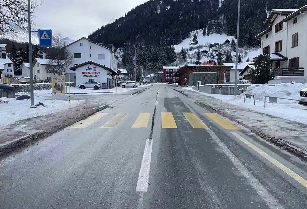Churwalden GR – Verkehrsunfall mit Fussgängerin