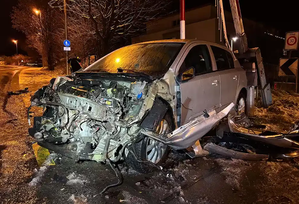 Kreuzlingen TG – Kollision auf Bahnübergang