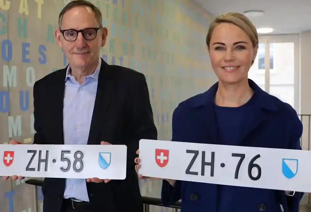 Kanton Zürich – Kontrollschilder-Auktion mit «ZH 76» und «ZH 58»