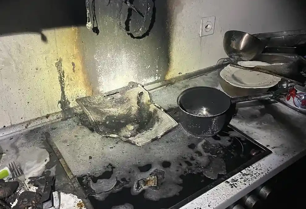 Grono GR – Brennendes Öl löste Feuerwehreinsatz aus