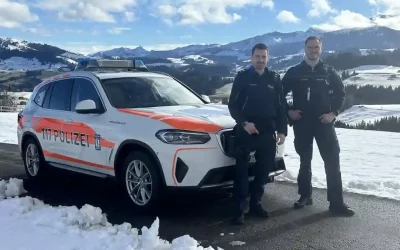 Deutscher Polizist im Praktikum bei der Kantonspolizei Appenzell Ausserrhoden