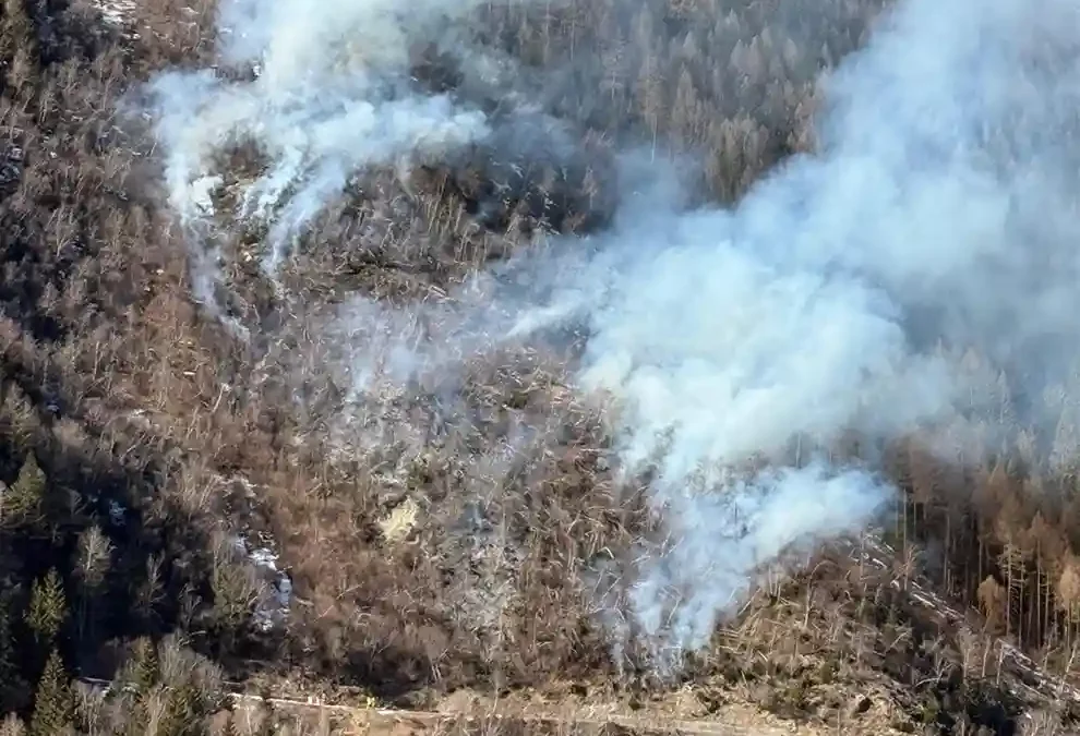 Valsot GR – Flurbrand in unwegsamem Gelände