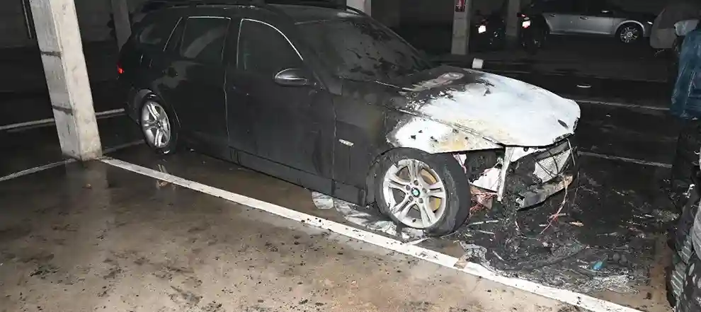 Stadt Schaffhausen – Autobrand in Tiefgarage
