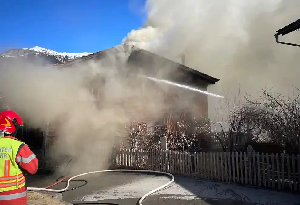Conters GR – Grosser Sachschaden nach Brand