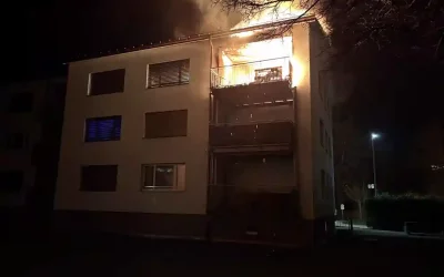 Aarau AG – Wohnung nach Brand unbewohnbar