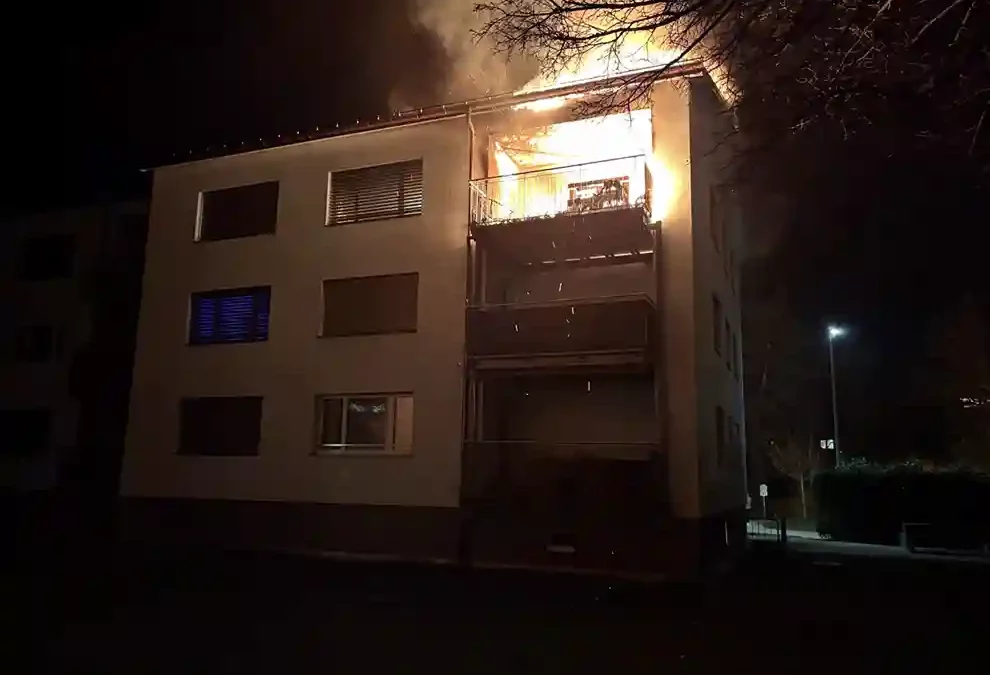 Aarau AG – Wohnung nach Brand unbewohnbar