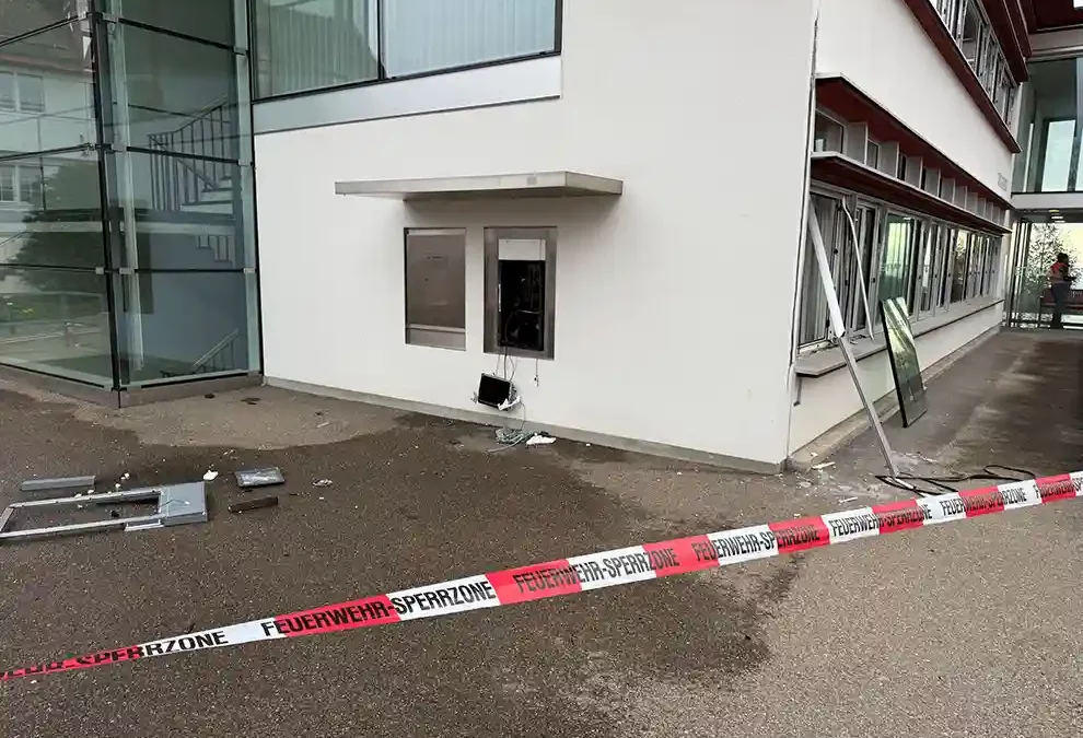 Mörschwil SG – Geldautomat aufgesprengt – Zeugenaufruf