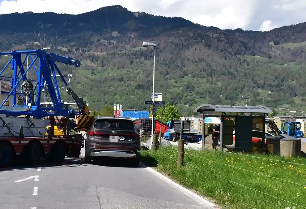 Igis GR – Kollision bei Abbiegemanöver