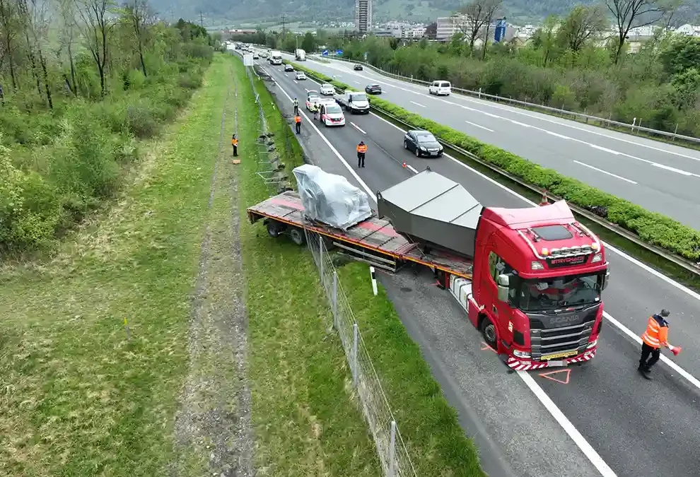 Zizers GR – Sattelmotorfahrzeug verunfallt