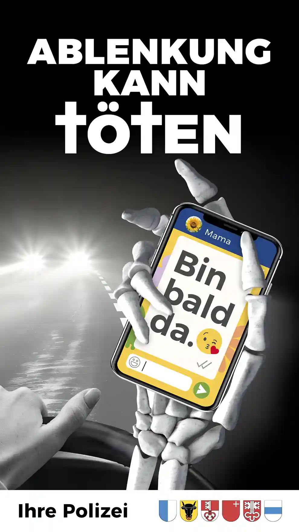«Ablenkung kann töten» – Hände weg vom Smartphone «Ablenkung kann töten» – Hände weg vom Smartphone