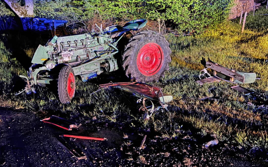 Salenstein TG – Alkoholisiert mit Traktor verunfallt