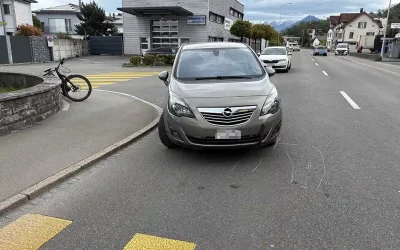 St. Margrethen SG – Verkehrsunfall zwischen Auto und E-Bike
